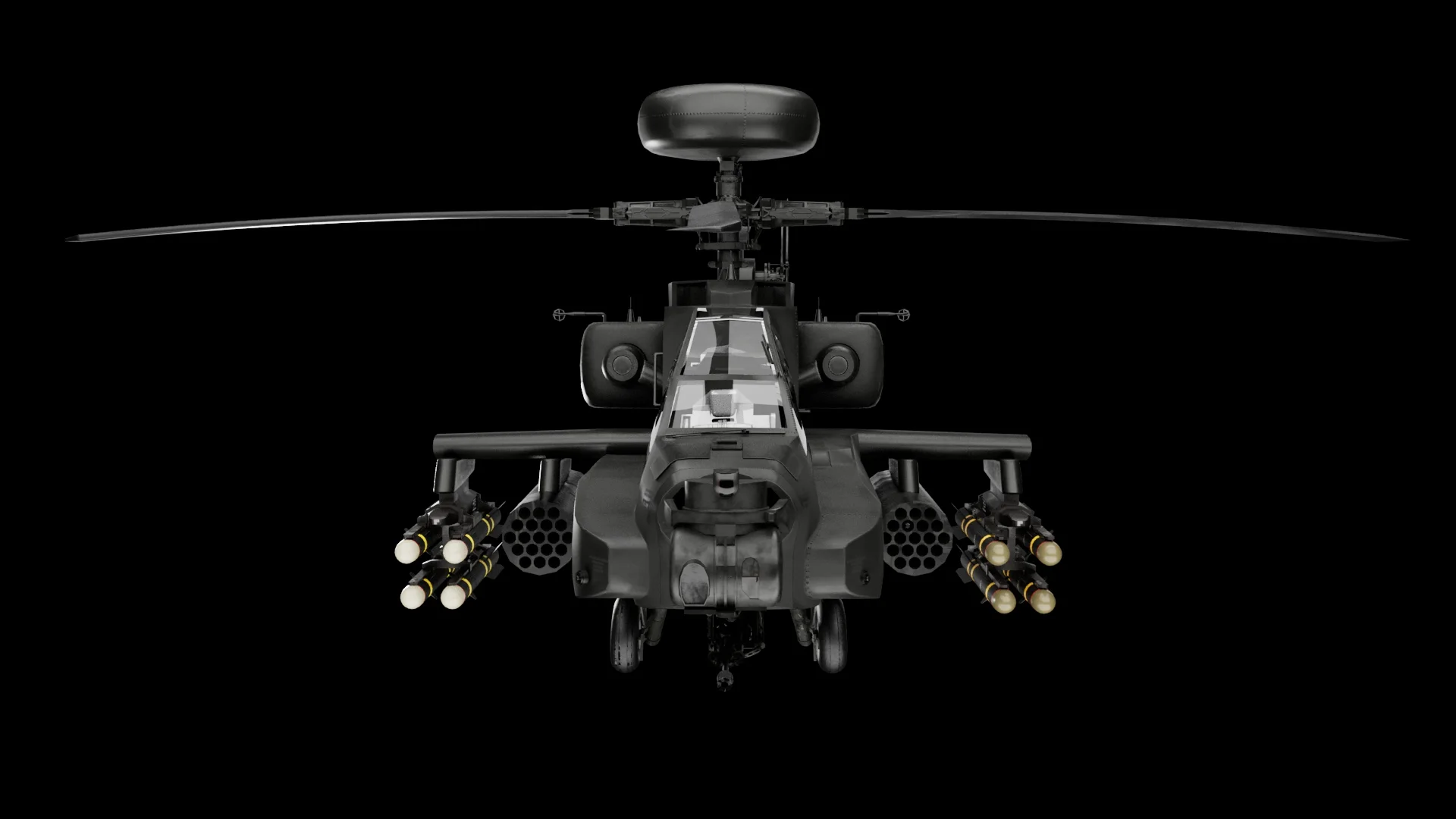 Apache AH-64A detail 1