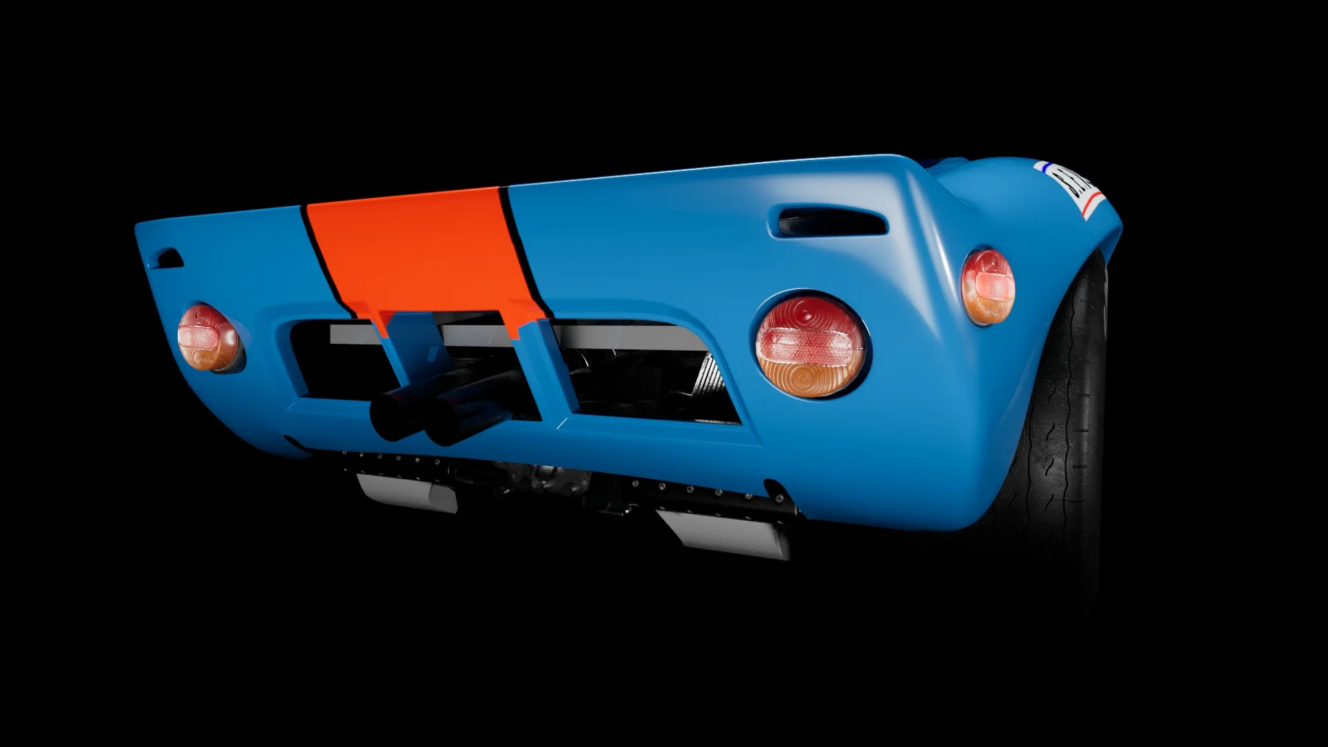 Ford GT-40 MK1 detail 1