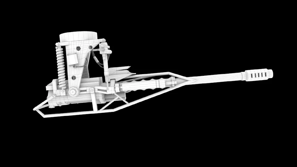 M230 Chain Gun — Apache Mount detail 1