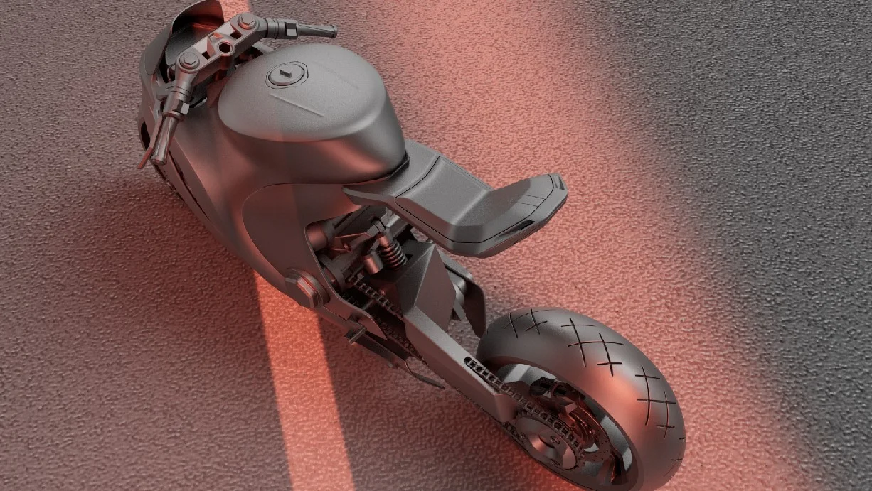 Motor Bike Project detail 1