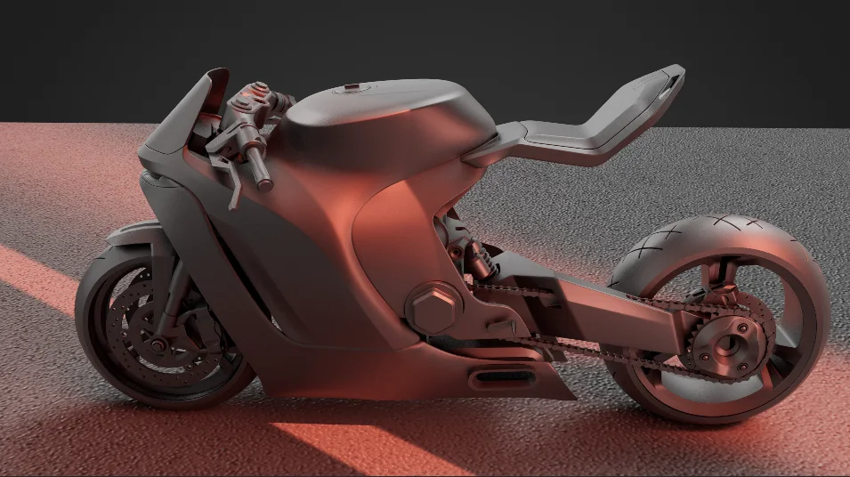Motor Bike Project detail 2