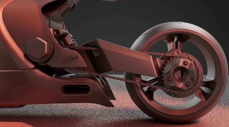 Motor Bike Project detail 3