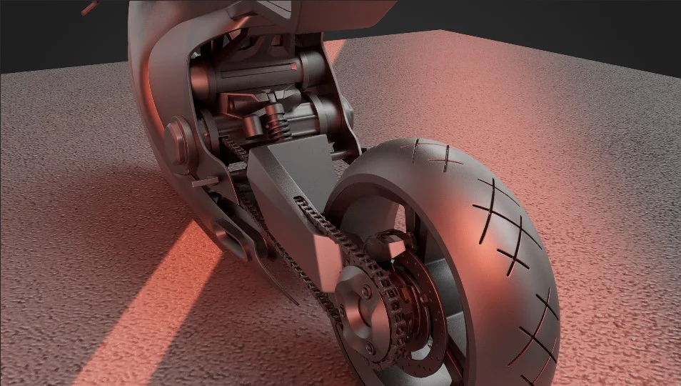 Motor Bike Project detail 5