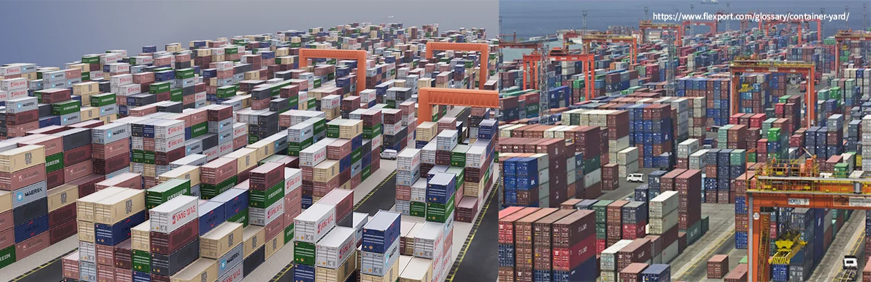 Procedural Shipping Container Scene detail 1