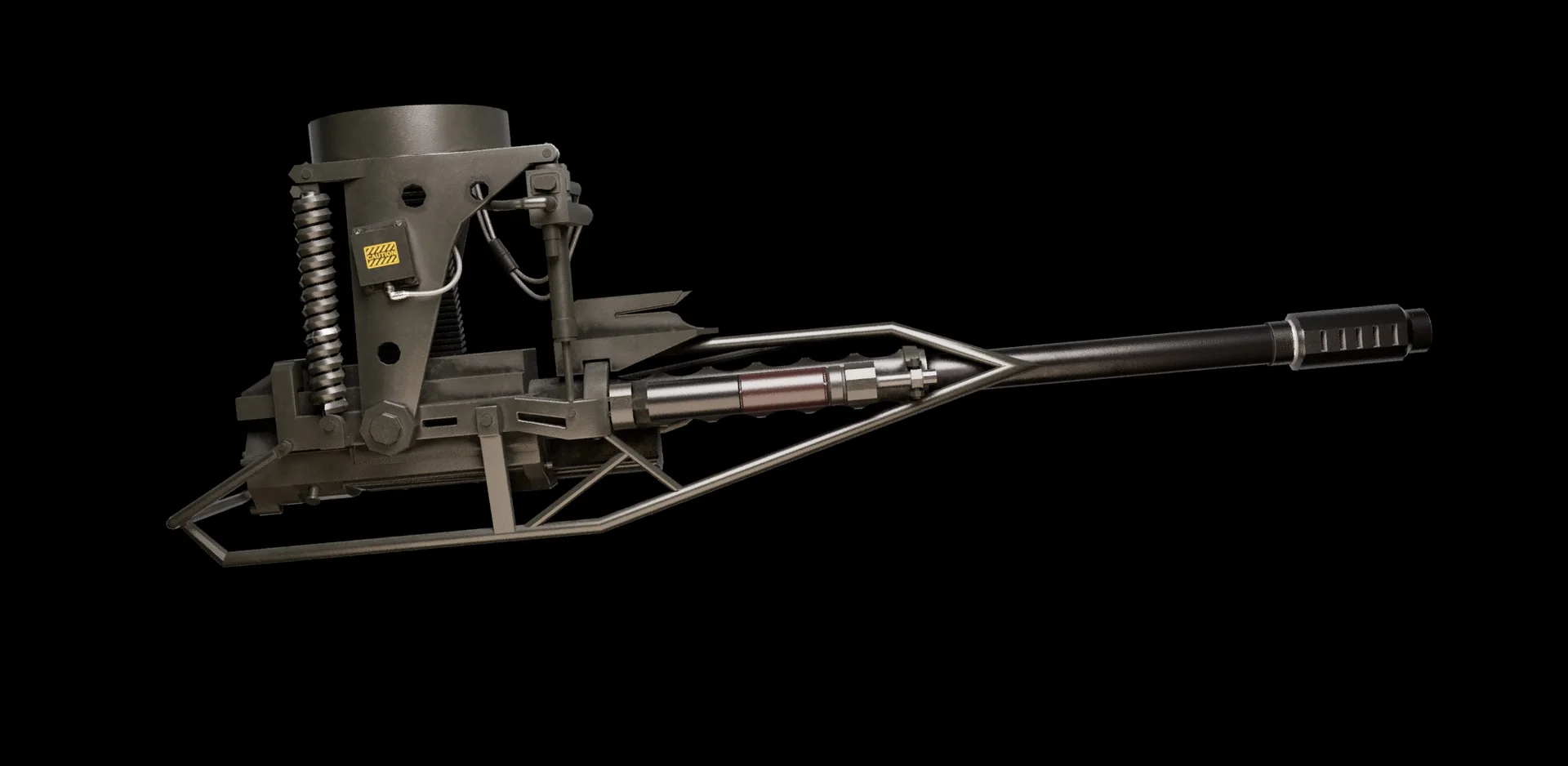 M230 Chain Gun — Apache Mount